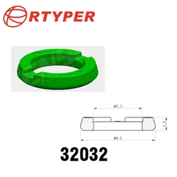 100PCS Auto Parts Fuel Injector Repair Seal Cap P301-13-252  Kit Plastic Washer Seals 32032 8.5*5.5*1.5
