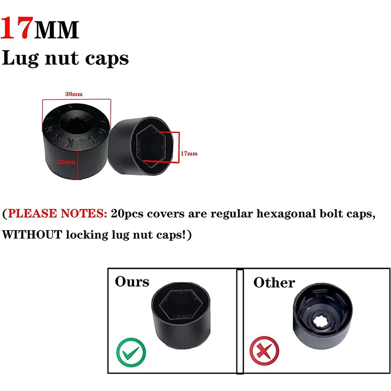 Car Wheel Lug Nut Cover Bolt Cap Removal Tool for VW Volkswagen Scirocco Touran Tiguan Jetta Golf MK5 GTI Passat CC Accessories