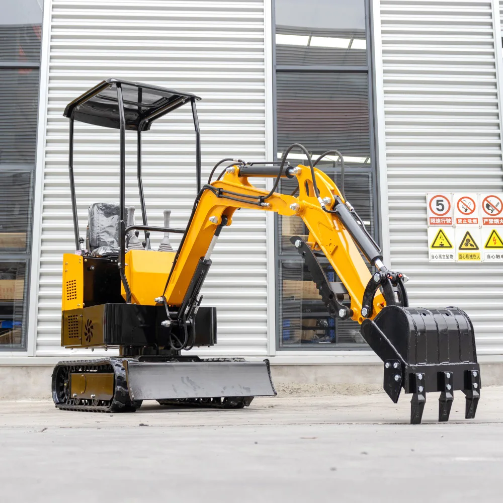 Low Cost Mini Excavator 1 Ton Chinese Crawler Digger Machinery Mini Electric Excavator