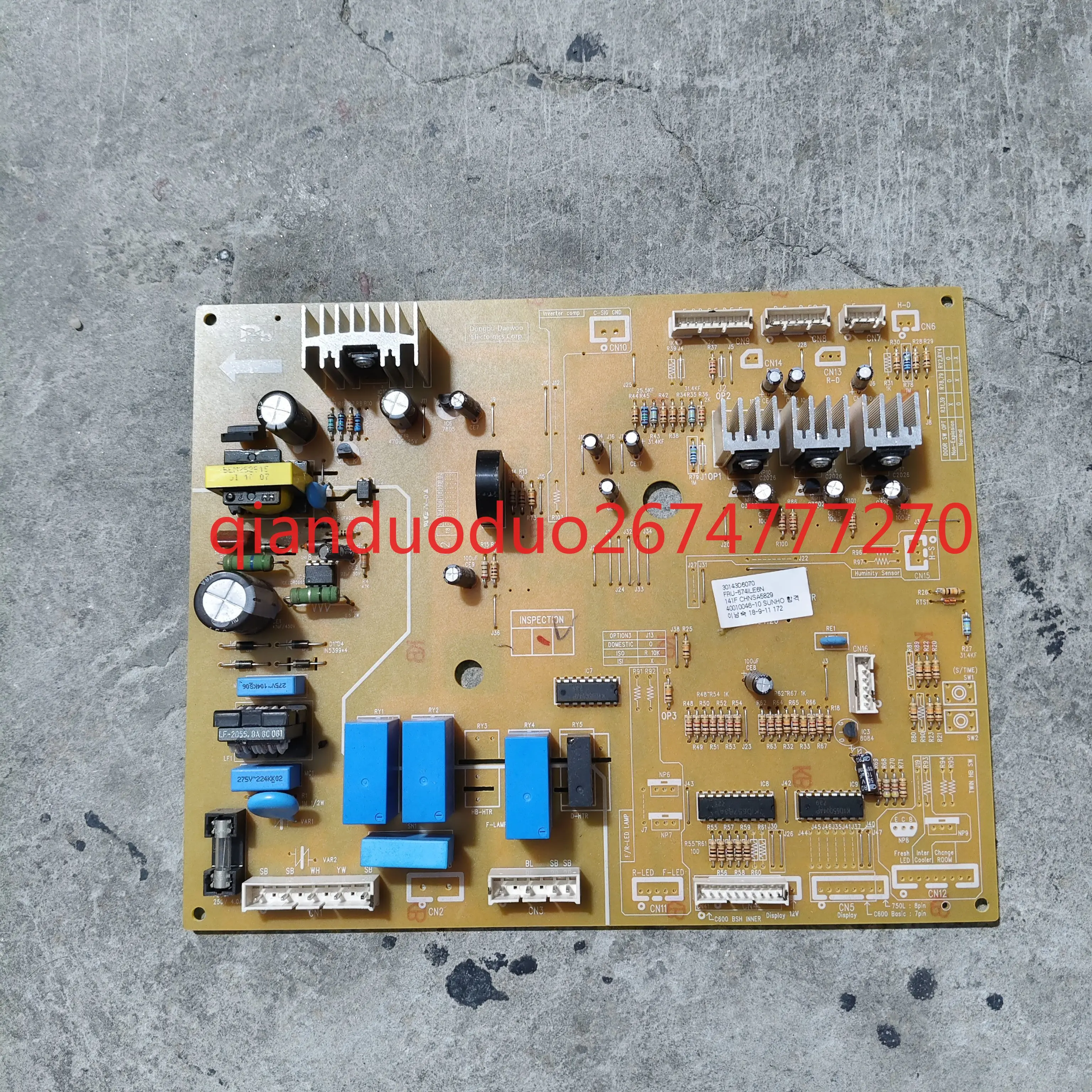 

Refrigerator with computer board main board control board 30143E1070 FRU-574BLE6N original disassembly