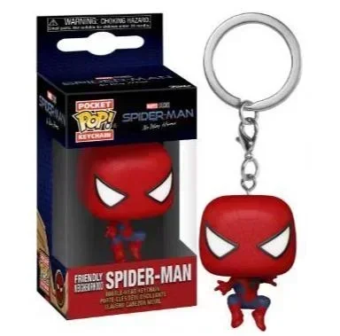 NUOVO Funko POP Portachiavi Aquaman Marvel Spider Man Zombie Thor Harry Quinn Ombrello Accademia Claus Bambola per bambini Modello Giocattolo Regali