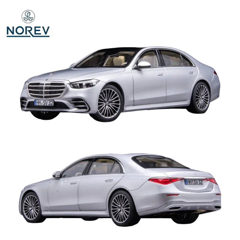 

NOREV 1:18 All-new generation S-Class W223 S600 die-cast simulation alloy car model, boys' toy, adult collectible display item.