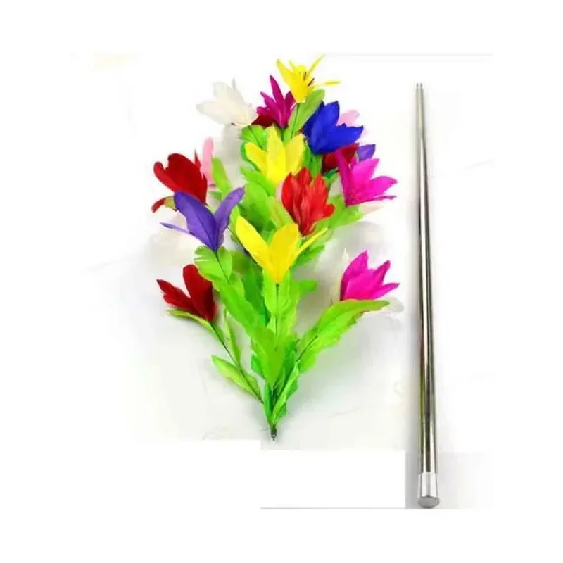 

High Quality Professional Vanishing Cane To Flower Magic Tricks for Magicians Stage Magia Props Magie
