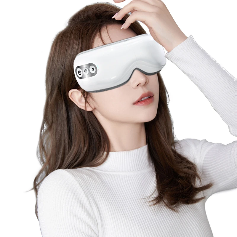 Easevibe Eye massager 3Dflex Airbag Vibration Bluetooth Music Eye Care Instrument Hot Compress Eye Massage Glasses Fatigue Pouch