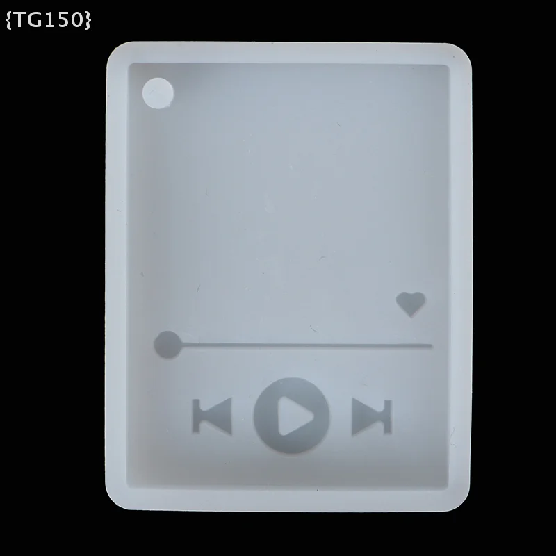 

【F2-TG150】Super Glossy Epoxy Resin Player Mold Keychain Casting Silicone Mould DIY Crafts