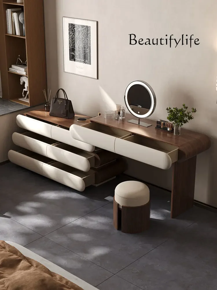 

туалетный столик Medieval dresser chest cabinet integrated modern light luxury retractable corner makeup table simple bedroom st
