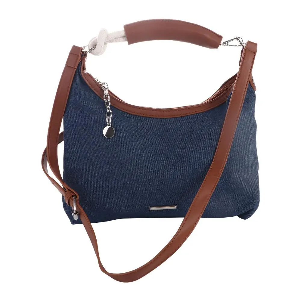 Sac à Main en Denim Bleu pour Femme, Cadeaux d'Anniversaire, Grande Capacité