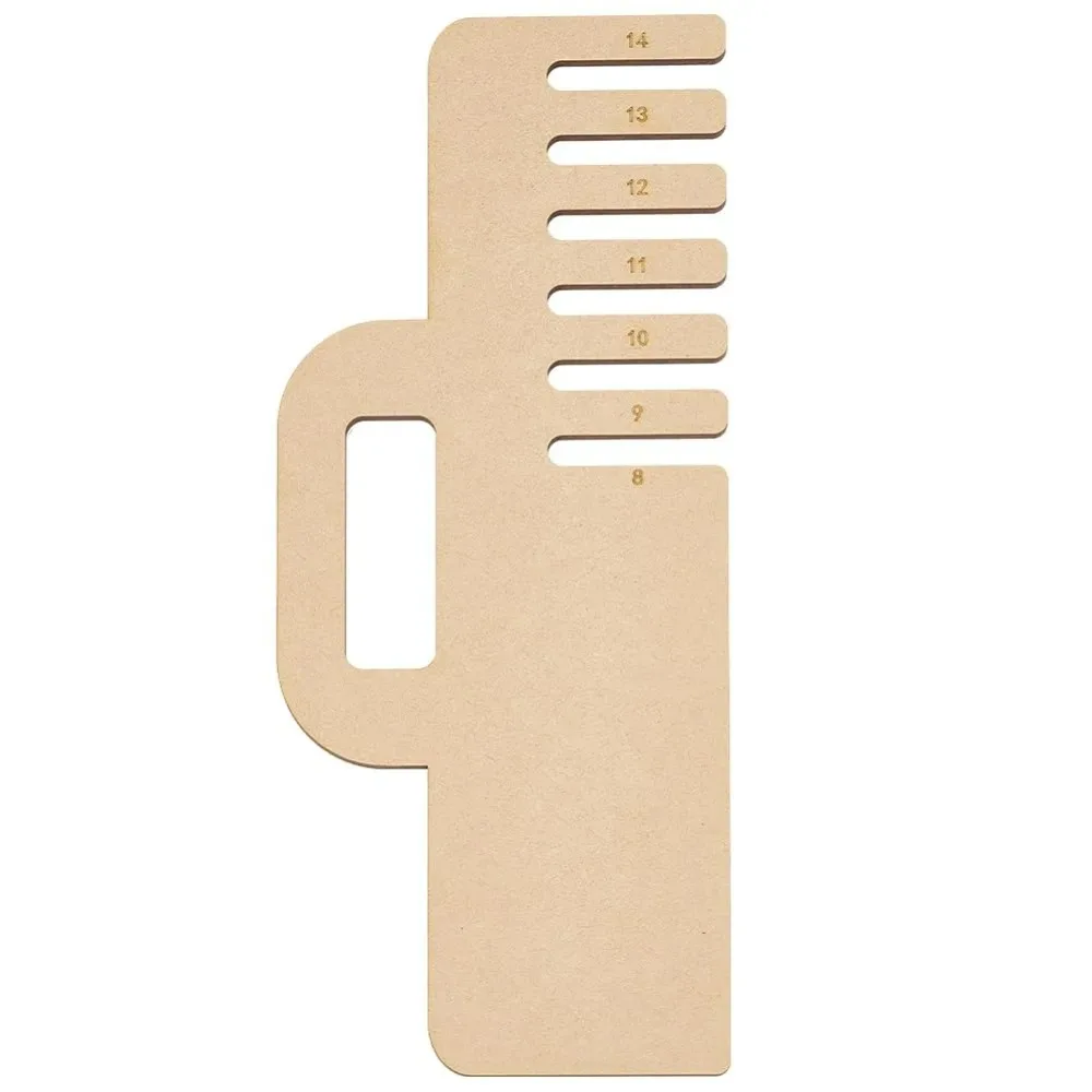 

7 Sizes Ribbon Measuring Board Ribbon Ruler for 8/9/10/11/12/13/14 Inch Ribbon Making Arts and Craft Supplies