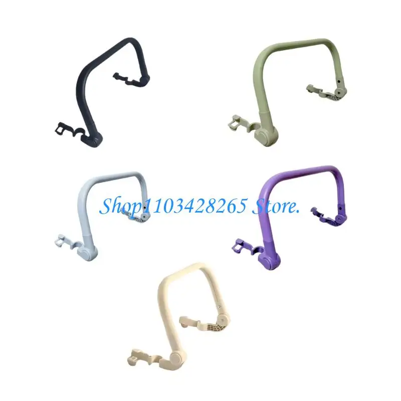 

Sturdy Infant Carriage Handlebar Wide Compatibility PU Leather Construction G2TE