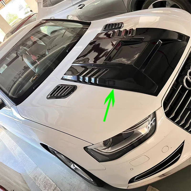 Для Audi A4 S4 S-line B8 B9 B10 2013-2024 ABS передняя крышка двигателя капот аксессуары Para Auto 3 шт./компл.