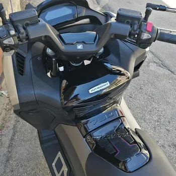 3d ג 'ל שרף אופנוע מדבקה מרכז מנהרה עבור honda אינטגרa 750