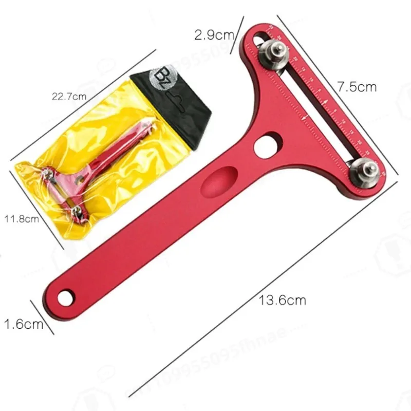 RP.60MDT Watch Back Opener Max 60mm Adjustable T Shape Watch Opener Wrench Round Square Steel 2 Jaws Watch Case Opener Tools