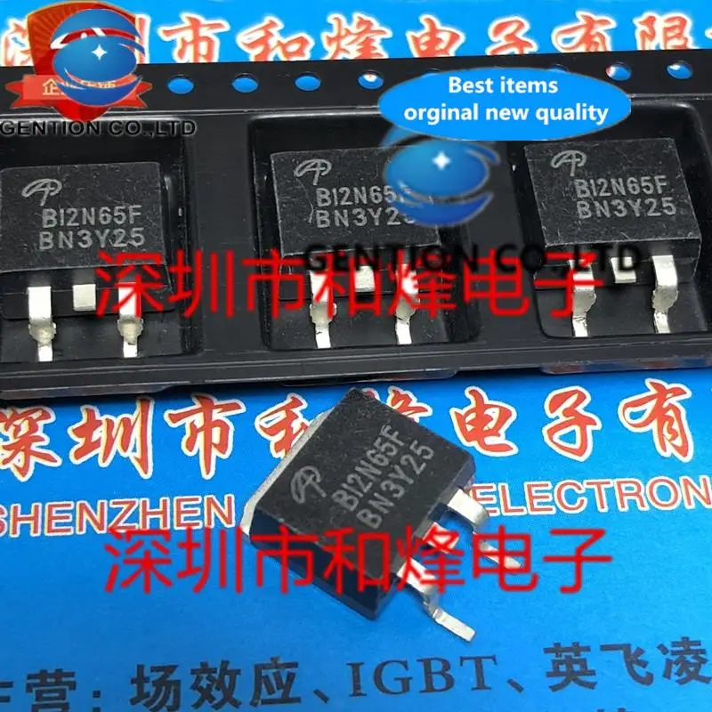 

10 шт. B12N65F AOB12N65F TO-263 650V 12A в наличии 100% новые и оригинальные