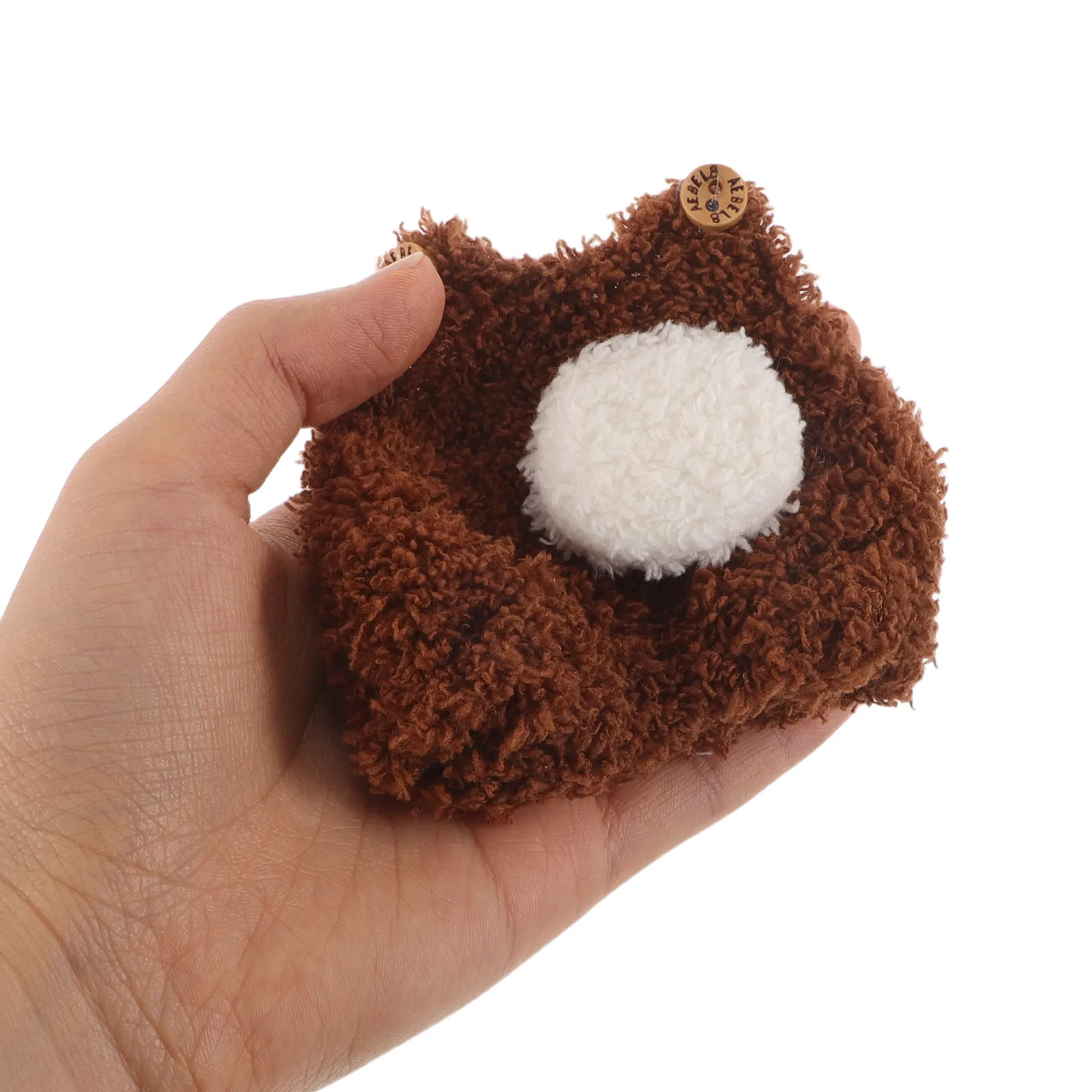 

Комплект из 1 предмета: комбинезон с капюшоном в виде бурого медведя для миниатюрных фигурок 17 см, мягкий, удобный, легко надевается, универсальный размер, украшение для кукольного домика