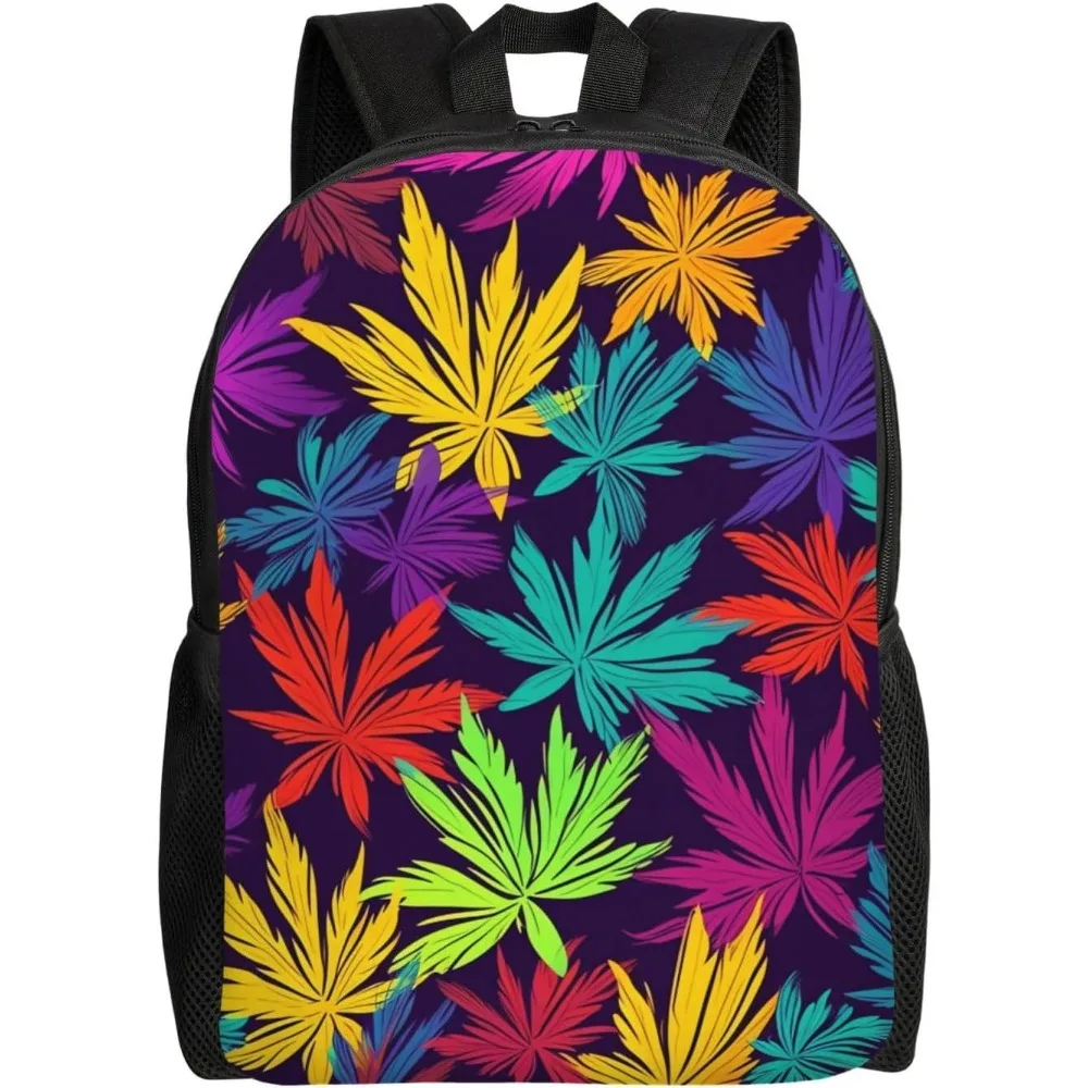 

Яркий красочный рюкзак для ноутбука с рисунком трав для женщин и мужчин, рюкзак для колледжа, рабочая деловая сумка для компьютера, легкая сумка для книг, обучающая