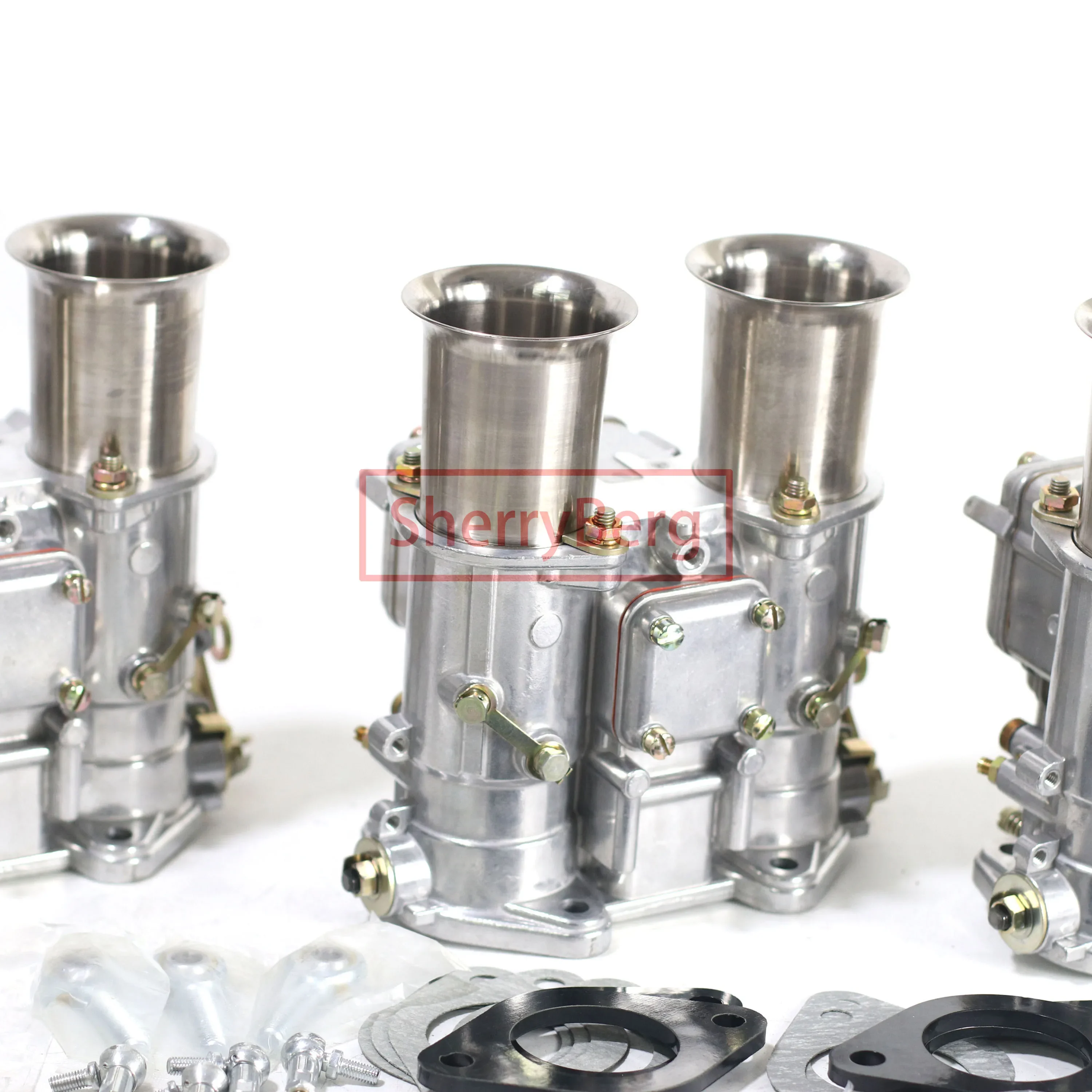 SherryBerg Carb Kit 40 DCOE for Austin Healey 3000 100/6 Triple Carburettor Carby for Weber EMPI Dellorto Carburetor Conversion