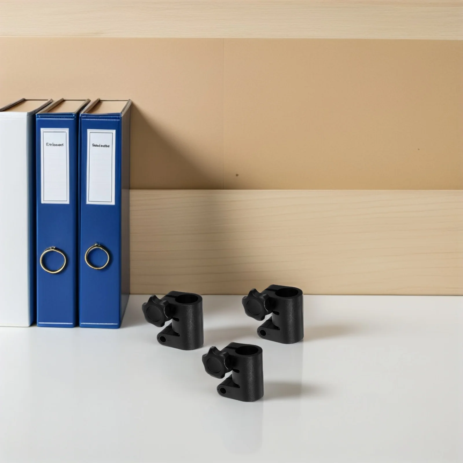 

4Pcs Adjustable Light Stand Mount Clamp Locking Knob Telescopic Quick Release for Ring Outdoor Lighting Clamp Hook