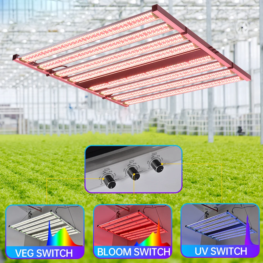 LED Dimming Plant Grow Light Growbox LM301B 1000W 1200W Hydroponics Lamp for plants Grow Tent Greenhouse Lighting Veg and Bloom