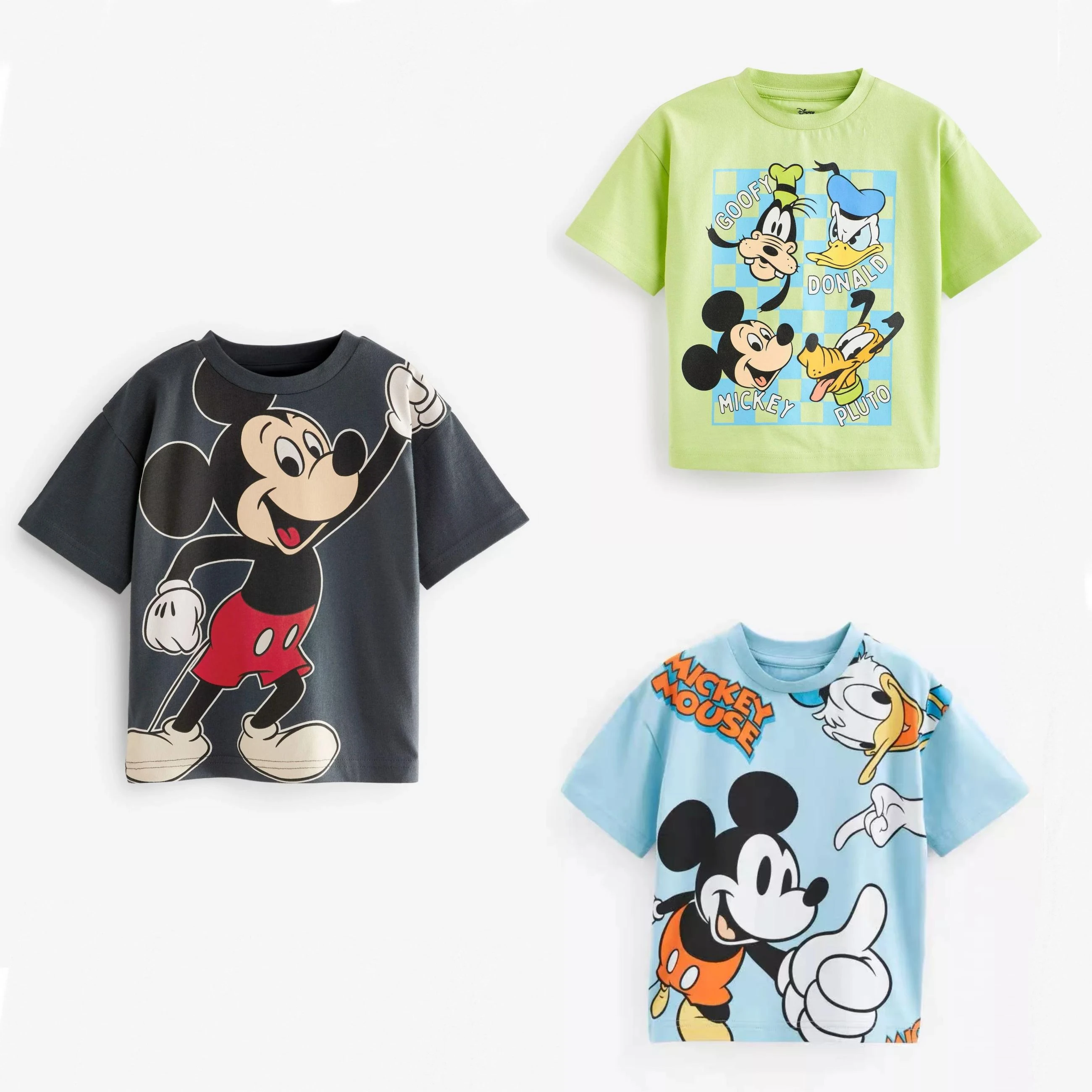 Mickey Mouse Boys T Shirts Summer Clothes Children Cartoon Short Sleeve Tops Kids Tees Toddler Costume O-neck Casual T-shirt