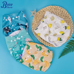 Pañales de tela lavables para bebé, pañal ecológico reutilizable, talla única, ajustable, bolsillo Real, apto para 0-3 años, 3-15kg, 1 unidad