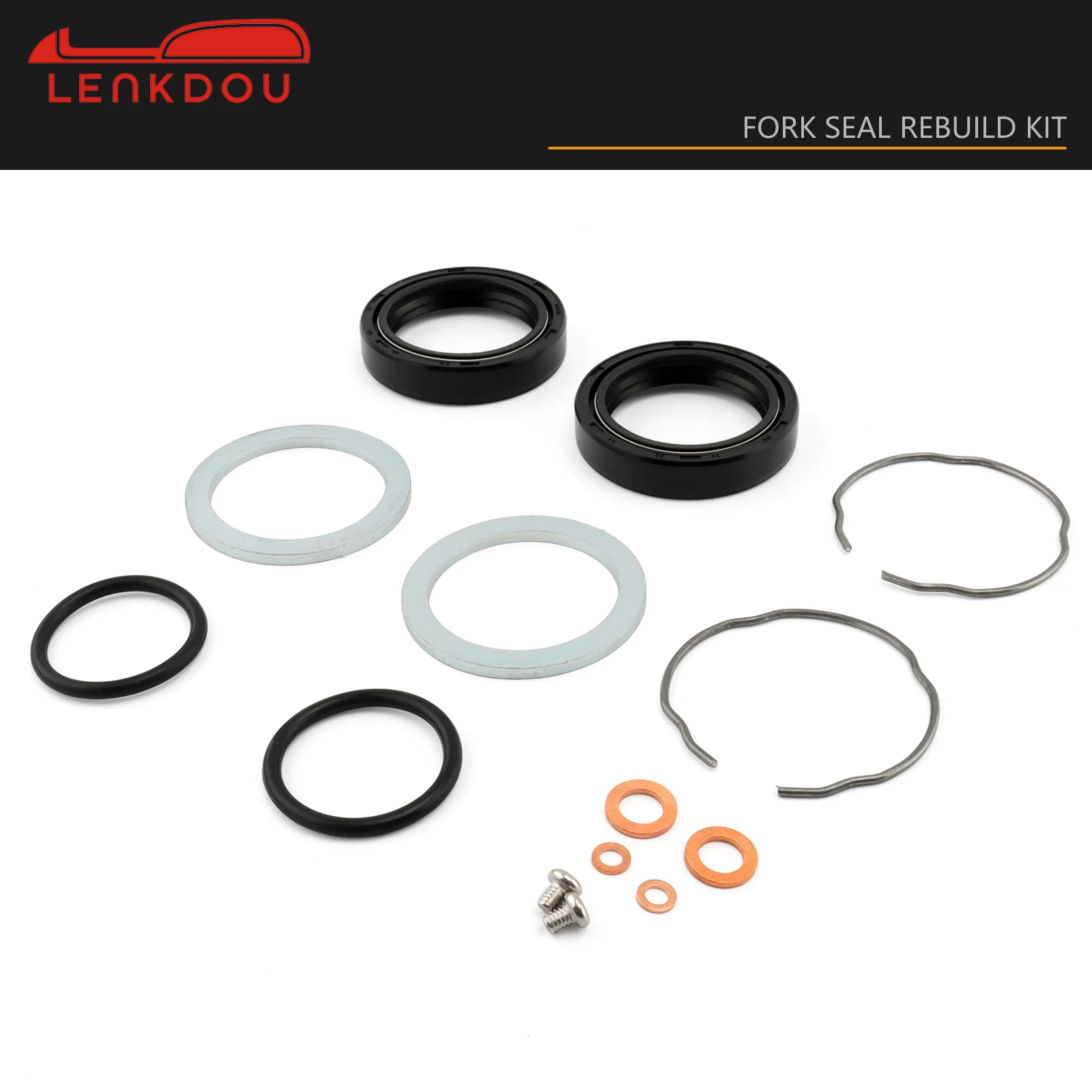 39MM Fork Seal Rebuild Kit 45378-87 For Harley Dyna Super Glide Low Rider FXR FXDB 1987-2005 Sportster XL 883 1200 1988-2024