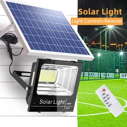 Lámpara de techo de luz Solar para el hogar, Panel Solar impermeable IP65 para exteriores, luces LED regulables para interiores, sala de estar y porche