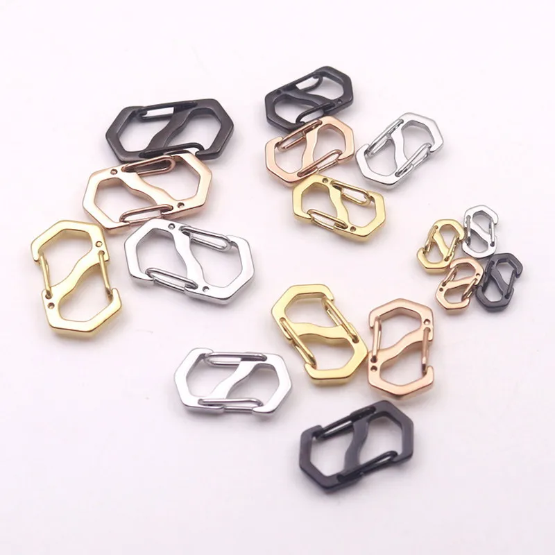 Stainless Steel Letter S Buckle Spring Lobster Clasp Hook Connectors for Necklace Bracelet DIY Jewelry Making Supplies image 5