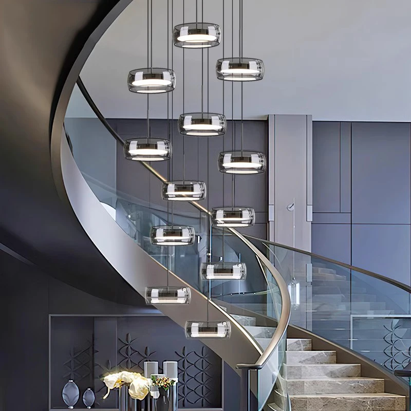 Modern home decoration chandelier, stair Pendant lamp, living room Pendant lights, interior lighting