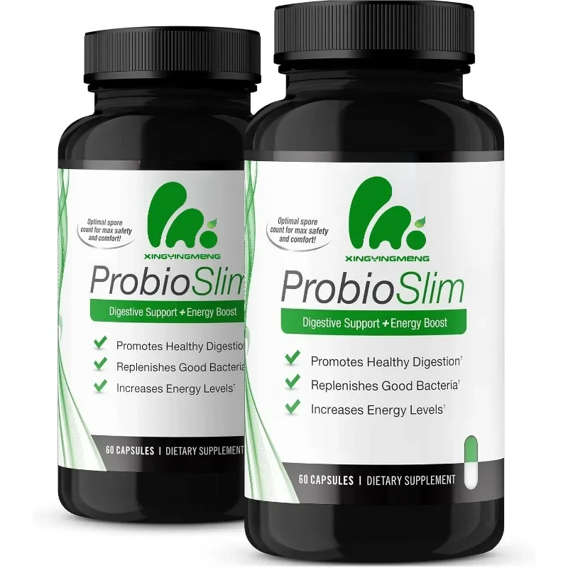 

Мужские и женские пробиотические добавки, пробиотики и экстракт зеленого чая, поддерживающий здоровье пищеварительной и кишечника, 60 капсул