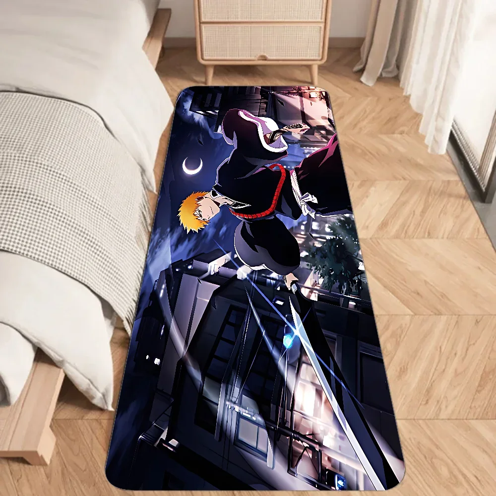 BLEACH Gamer Floor Mat Graphic Printed Flannel Doormats For Bathroom Kitchen Entrance Carpet Home Decor