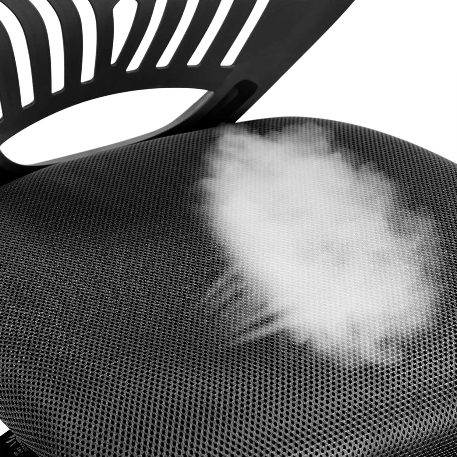 Armless Mesh Ergonomic Chair Adjustable Swivel Computer Task Chair No Armrest Mid Back Home Office Chair for Spaces