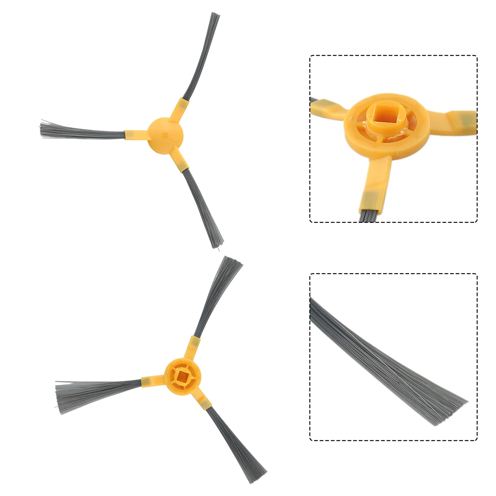 

2pcs Side Brushes For Haier T550W T560H Household Supplies Cleaning Vacuum Parts Replace Accessory In Stock
