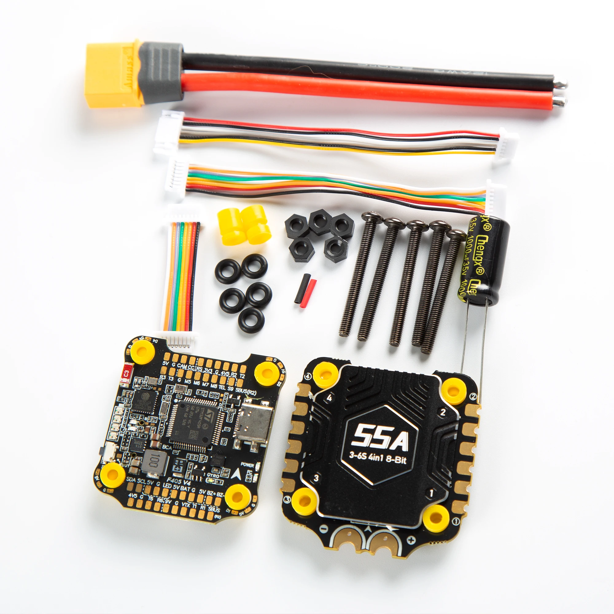 Контроллер полета F405 V4 30x30 и BLS 55A 4-в-1 ESC F405 V4 Stack для SpeedyBee 3-6S FPV 5-8-дюймовая рама/детали дронов для фристайла