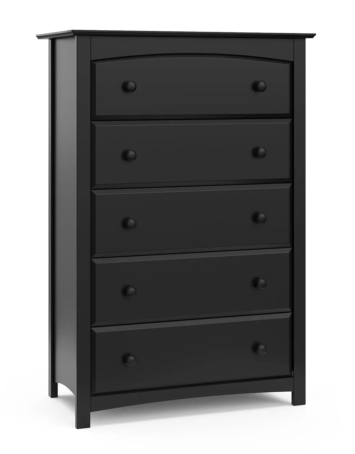 

Kenton 5 Drawer Dresser (Black) – Dresser for Kids Bedroom, Nursery Dresser Organizer, Chest of Drawers for Bedroom