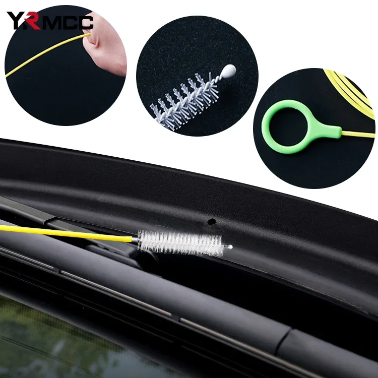 Drain Hole Cleaning Brush 2.3m Car Sunroof Long Hose Drain Hole Drain Unclogger Car Pipe Tool Detailing Auto for Car Accessories