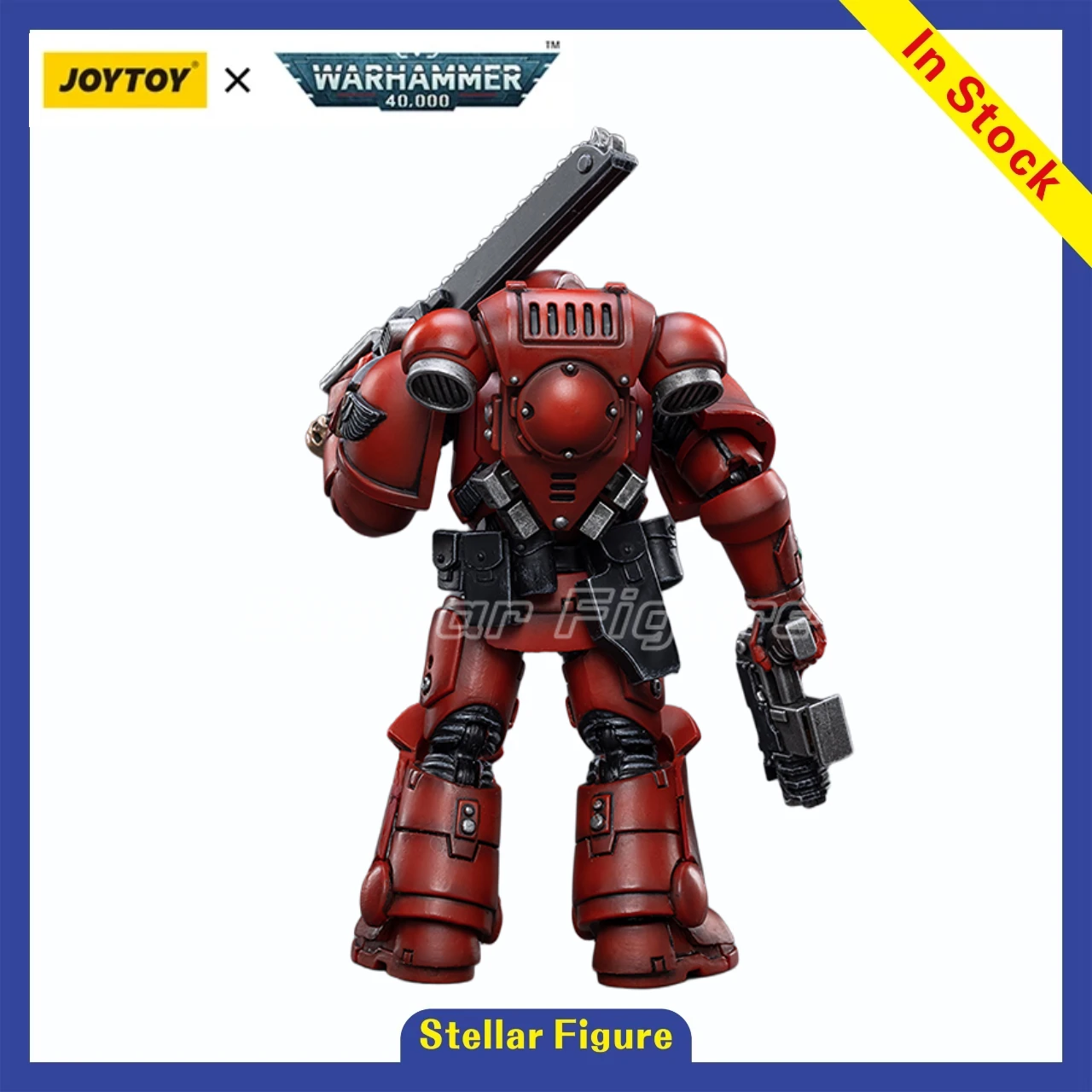 

【SF】JOYTOY 1/18 Фигурка Космическая морская пехота Кровавые ангелы Интерксессуары Брат Морской пехоты 03 Модель игрушки Подарки Коллекция украшений