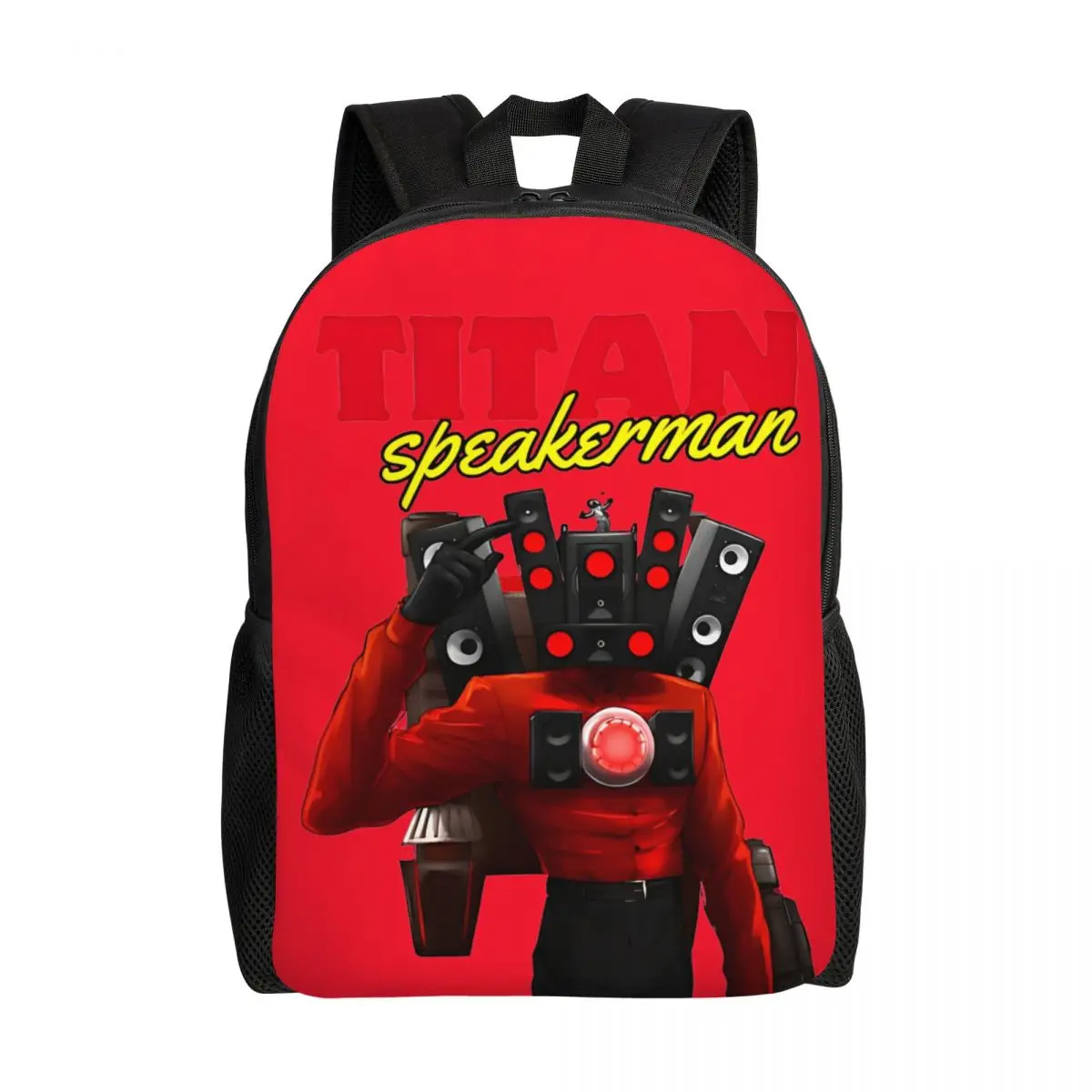 Titan Speakerman Show TVman Backpack TV Show Skibidi Toilet Print Cartoon Backpacks Student Unisex Big School Bags Rucksack