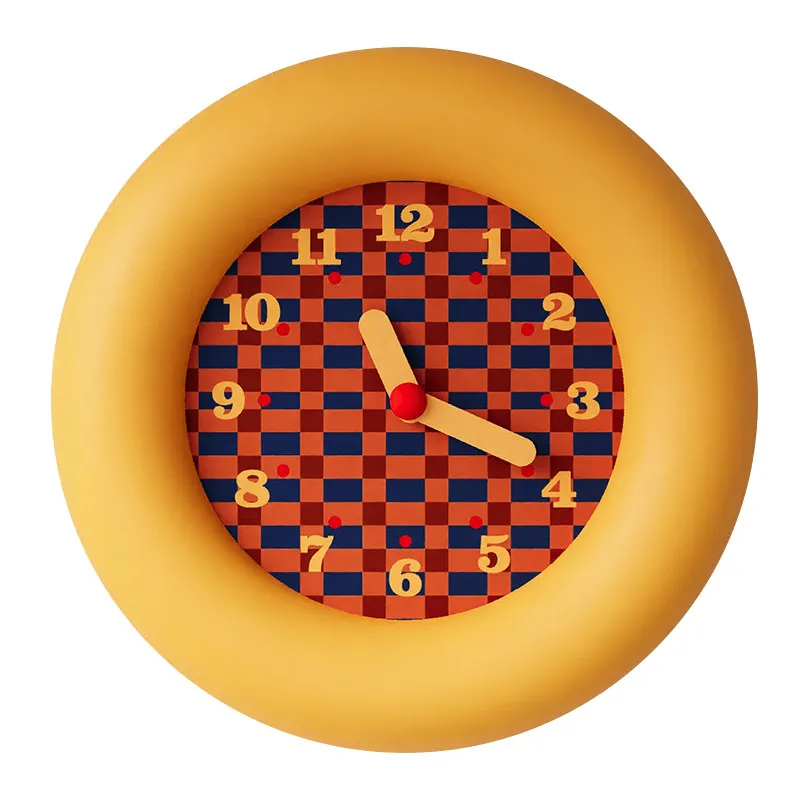 

Medieval style clock wall clock living room simple modern atmosphere living room wall clock