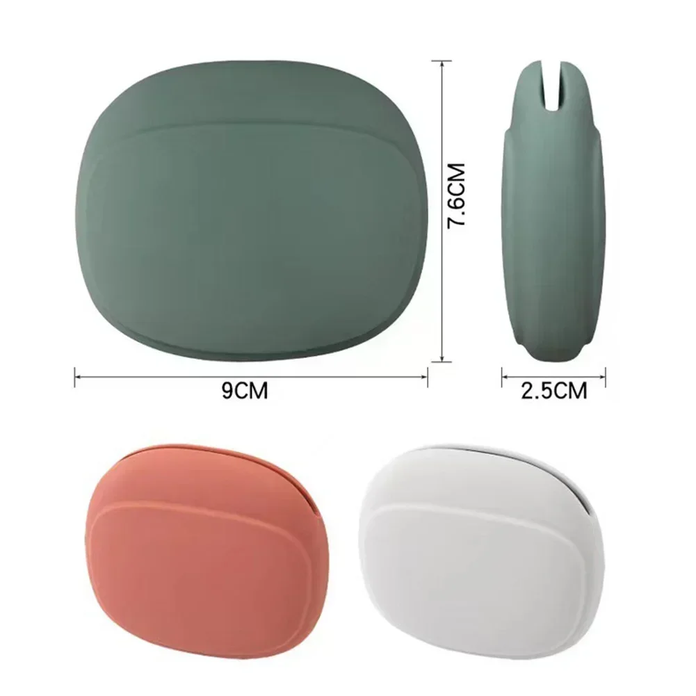 Silicone Earphone Case Bag Multifunctional Storage Case For Data Cable Headphone Cables Earplugs Portable Protective Sleeve