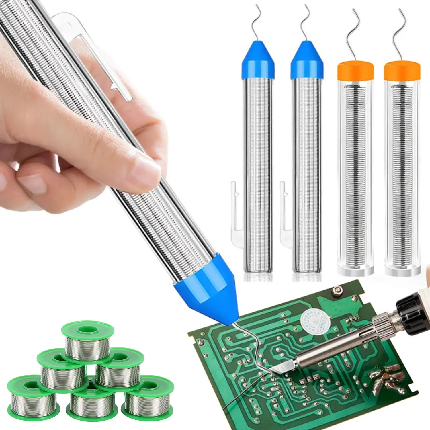 

Lead Free Pen-Type Solder Wire 0.8/1.0mm Tin Portable Core Solder Wire Sn99Cu0.7 Rosin Core With Flux Welding Soldering