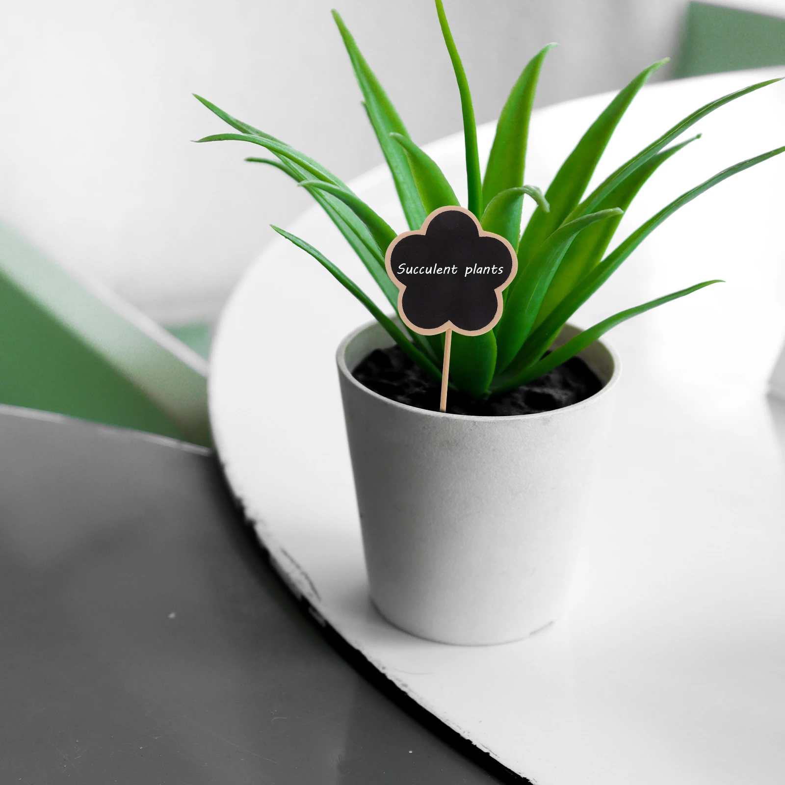 

20Pcs Wood Craft Plant Labels Lightweight Garden Flower Marking Signs for Nursery Potted Plant Tags Succulent Identification