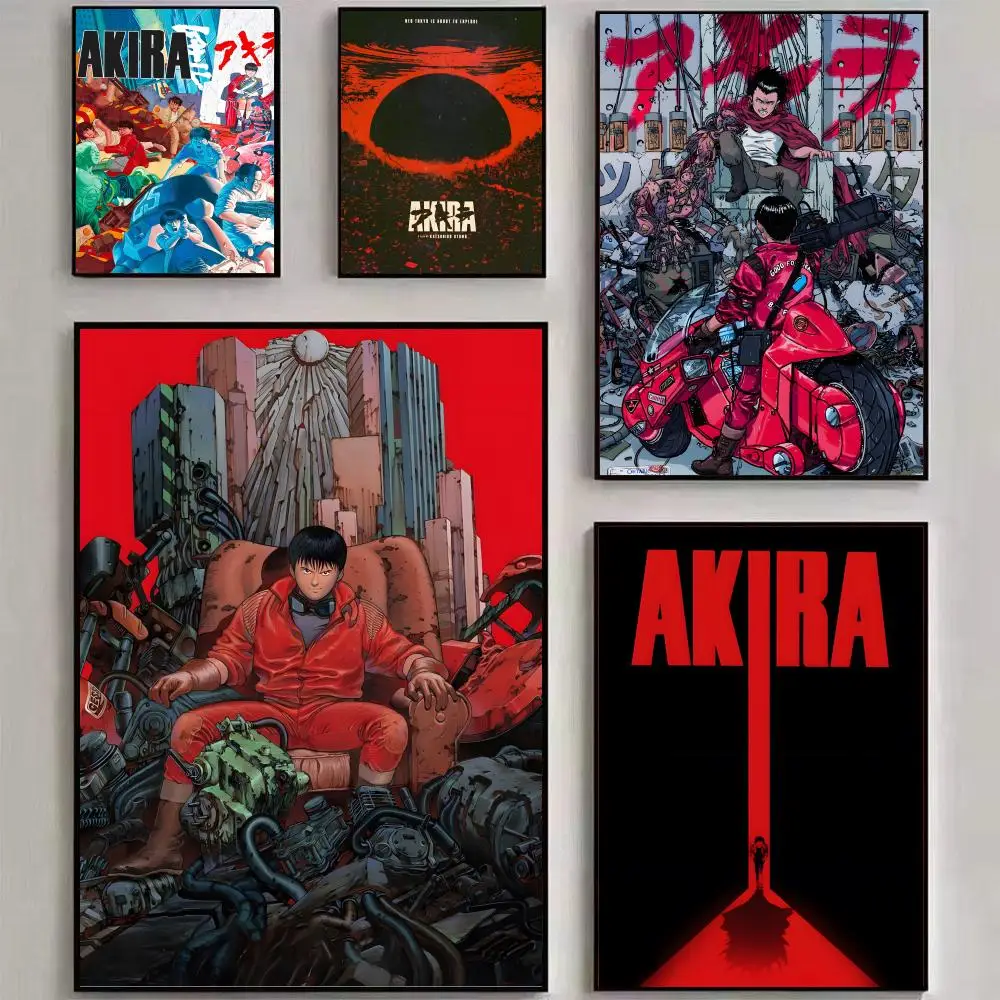 Póster de ANIME a-AKIRA, arte impreso para pared, adecuado para sala de estar, dormitorio, bar, salón, decoración del hogar, regalo