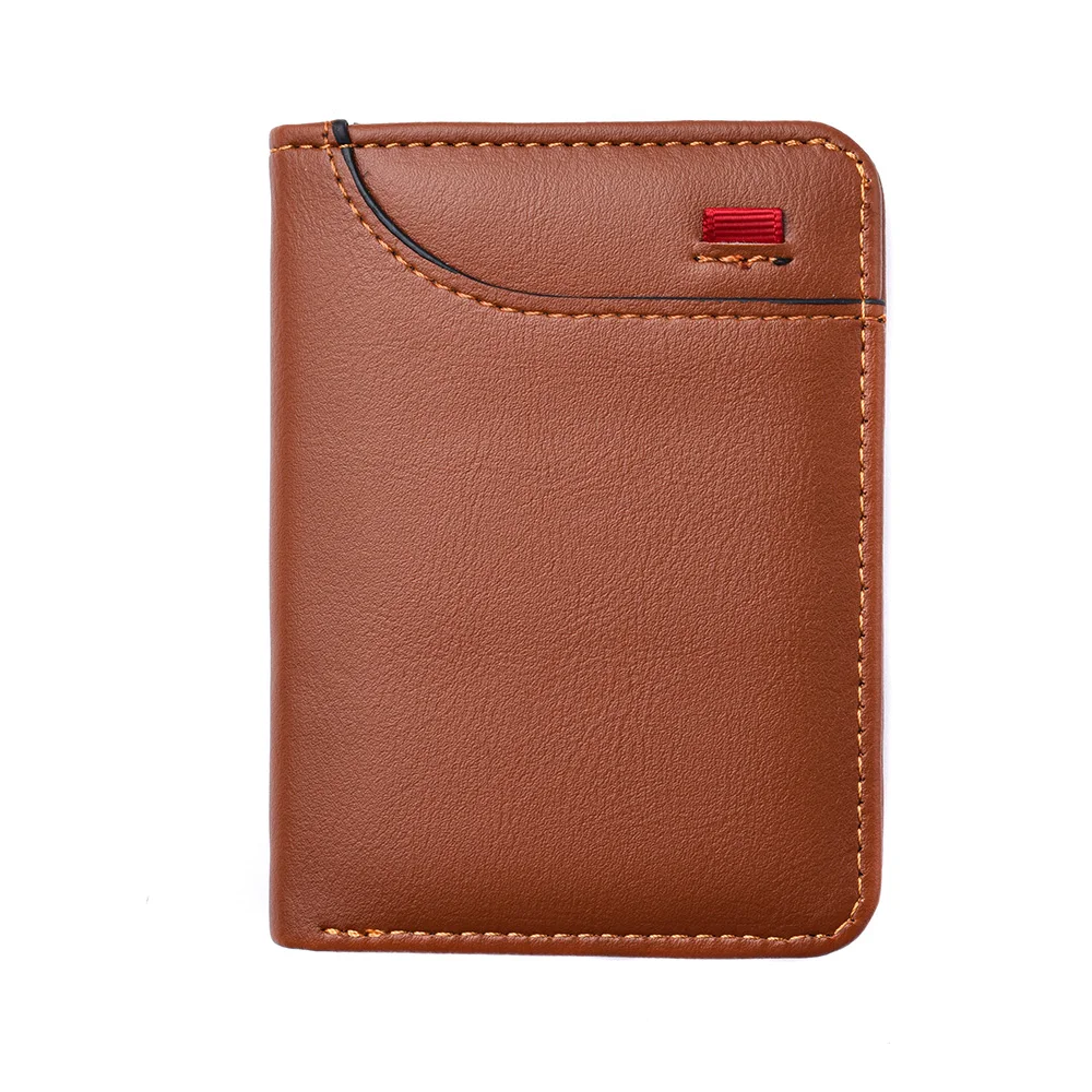 1pc Herren Minimalismus Pu Leder Kreditkarten geldbörse, Herrenmode weichen dünnen ID-Karten halter, schlanke kleine Karten etuis Inhaber – Detail 7