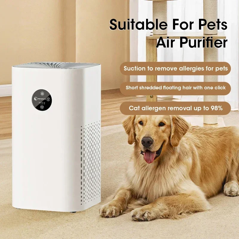 Negative Ion Air Purifier HEPA Intelligent Purification Filtration Multifunctional Smoke and Odor Removal Home Car Air Freshener