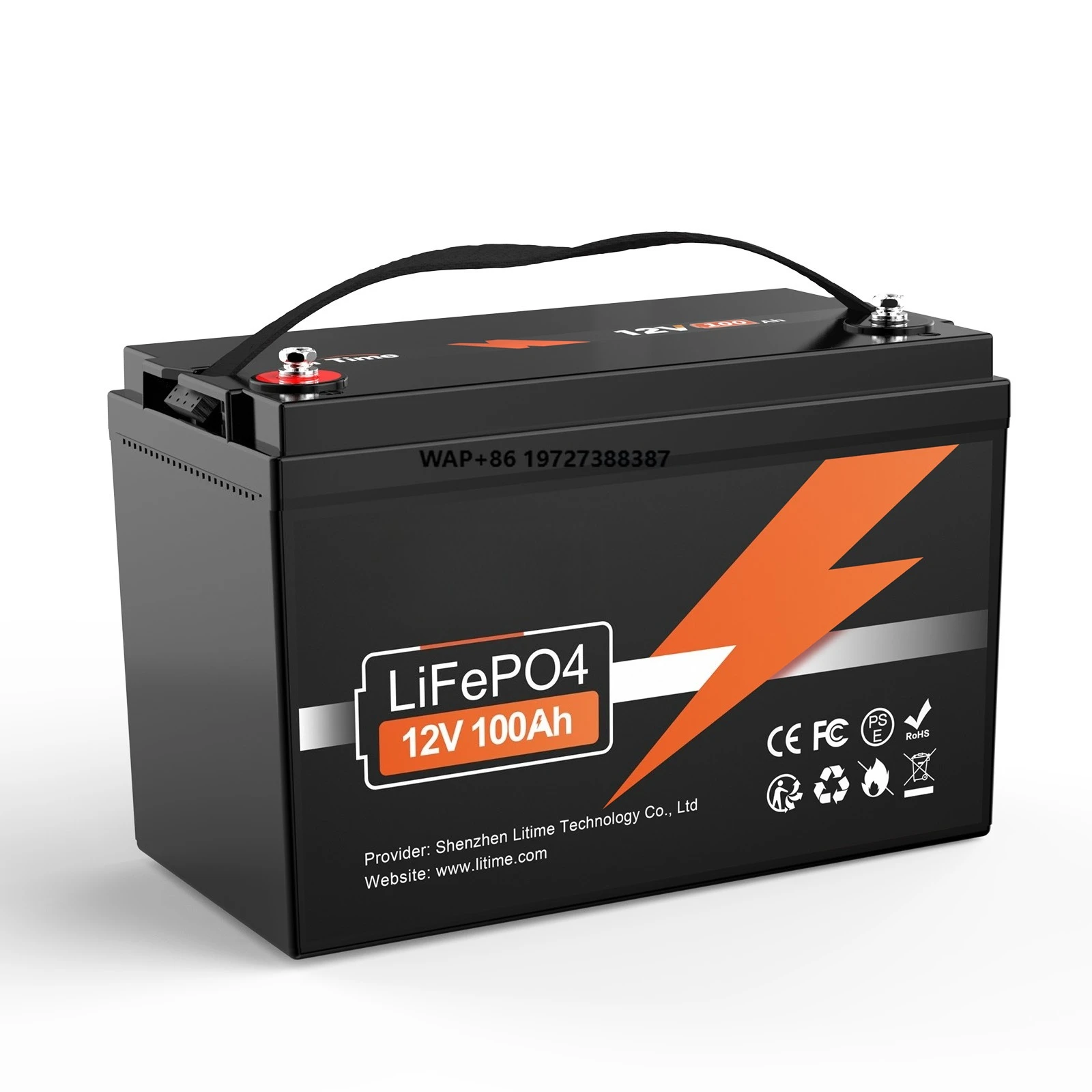 US Stock 15000 Cycles 12V 100Ah Lithium Battery Rechargeable LiFePO4 for Trolling Motors Boat Marine Solar Lithium Batteries