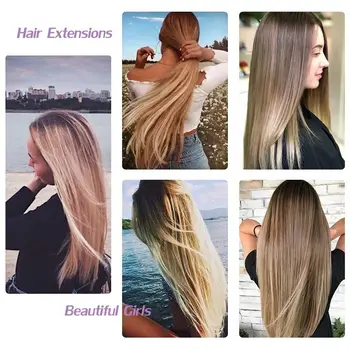 10 best sales Blonde Haarverlängerungen - №5