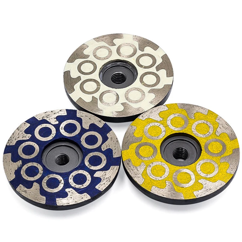 diamond bowl stone grinding disc almofada de polimento de marmore de concreto rebarbadora rebolo bloco abrasivo 100 mm 1pc 01