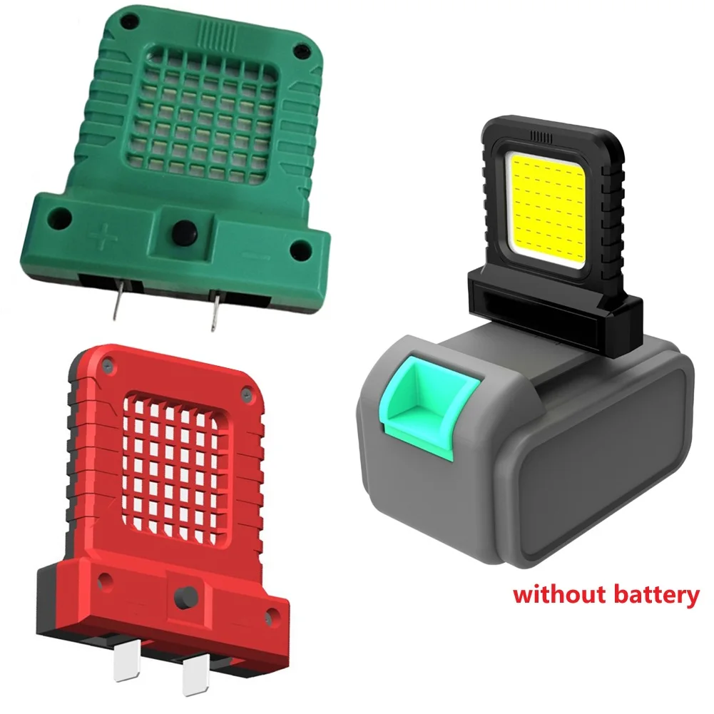 

2 шт. 14 Вт светодиодный фонарь для кемпинга портативный мини-карманный светильник для электроинструмента 20 В-21 В литиевые батареи рабочий инспекционный светильник