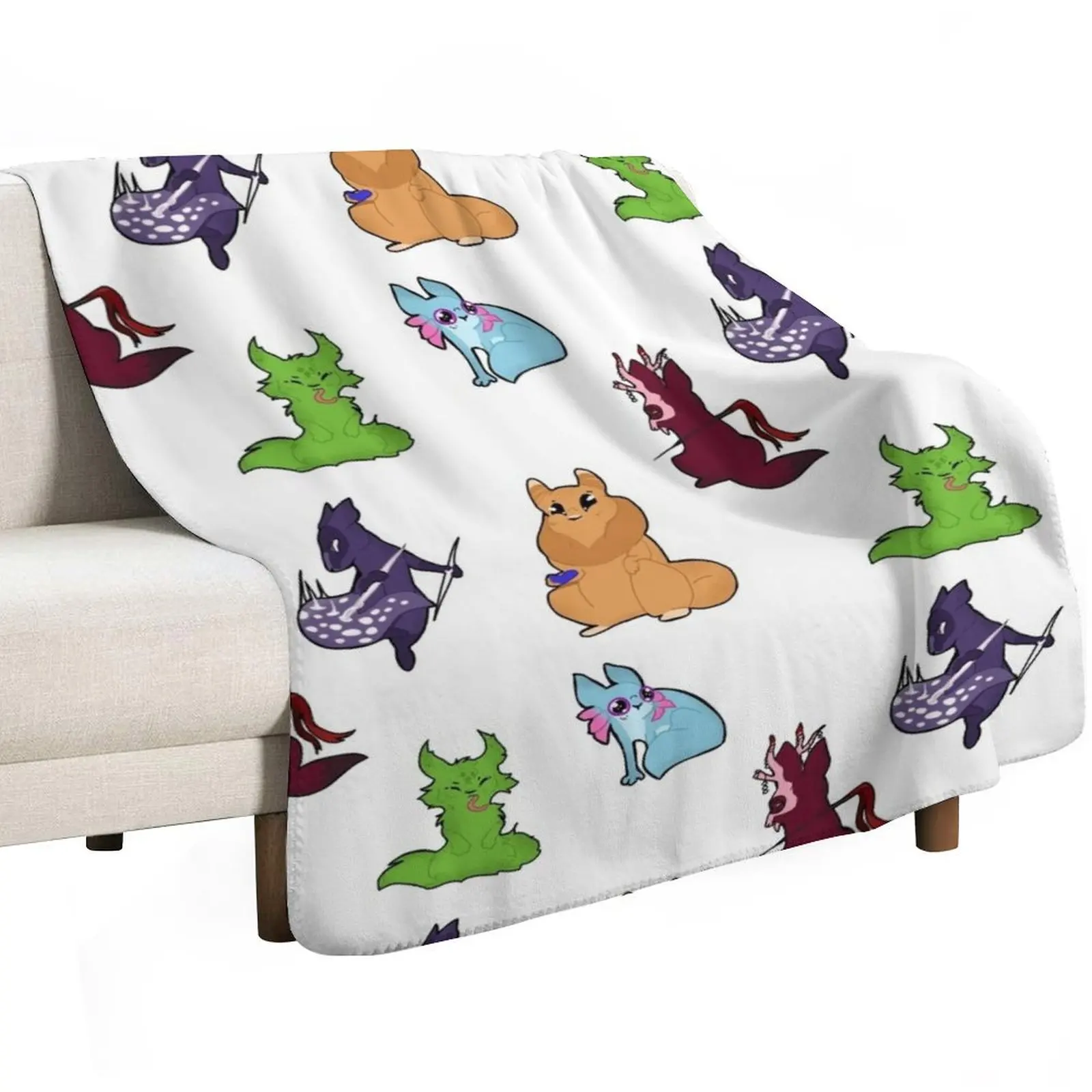 Rain World Downpour [Edition 2] Throw Blanket Picnic Furry blankets ands Vintage Travel Retros Blankets