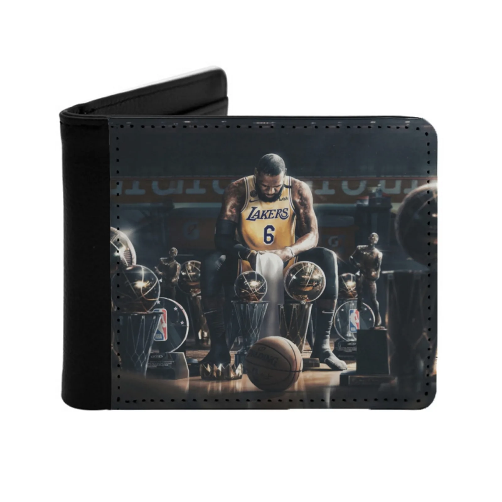 

King James 6 Personalized Wallet For Men And Women Pu Leather Short Pocket Purse James James 6 James Basketball James James